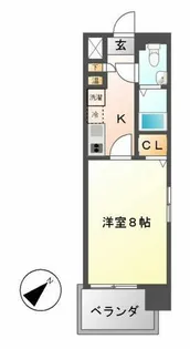 プレサンスmiu新栄【3階】の間取り
