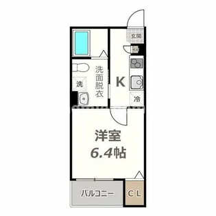 ラコントレ【202号室】の間取り