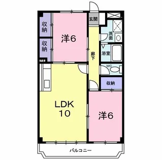 ロワイヤル大久保Ⅱ【3階】の間取り