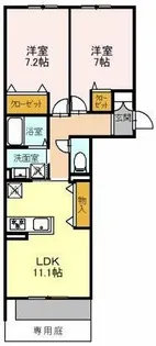 シャーメゾン茜【2階】の間取り