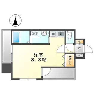 プレサンス名古屋STATIONザ・シティ【12階】の間取り