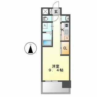 GRAND ESPOIR IZUMI【7階】の間取り