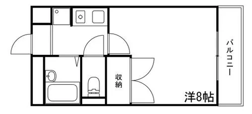リッチウォーク市役所前【1階】の間取り