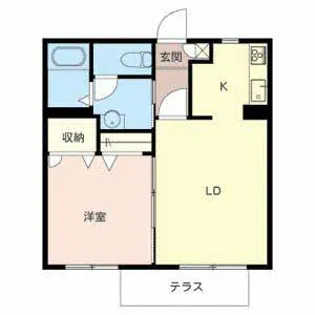 シャーメゾン延末【0102号室】の間取り
