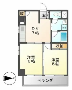 フジアーバンハイツ【902号室】の間取り