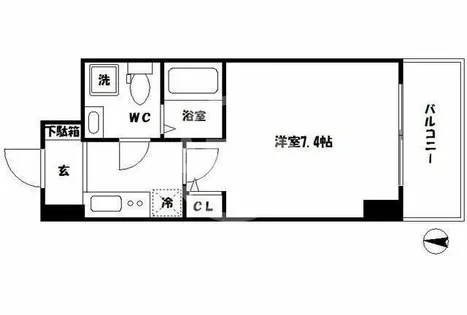 FDS Court Felice【402号室】の間取り