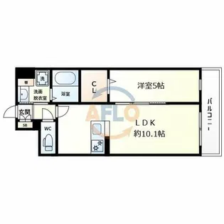 グランパシフィック花園innovation【7階】の間取り