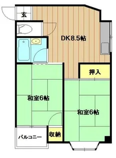 サンシャインMKM大池【307号室】の間取り