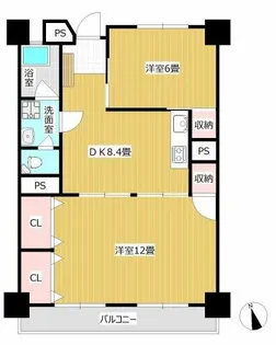 第二森光ビル【2階】の間取り