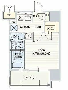 S-FORT高宮【3階】の間取り