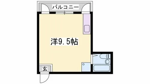ヒルハイツ【2階】の間取り