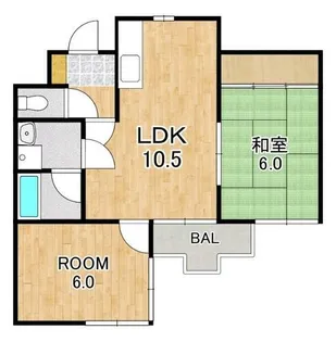 シャトー清井【2階】の間取り