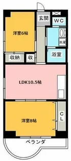 サンピアⅡ【5階】の間取り