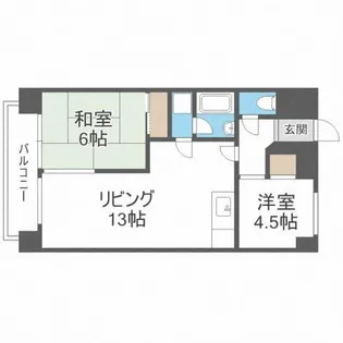 第2井川ハイツ【702号室】の間取り