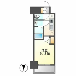 メイクスWアート今池Ⅲ【9階】の間取り