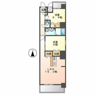 NR金山(エヌアールカナヤマ)【302号室】の間取り