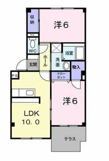 コンフォート28【1階】の間取り