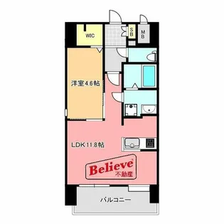 SーRESIDENCE六ツ門ABREASTⅠ【9階】の間取り
