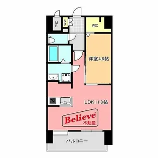 福岡県久留米市小頭町【マンション】の間取り