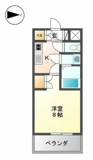 シエルブルー栄【604号室】の間取り