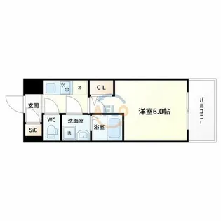 エスリード新大阪グランゲートサウス【10階】の間取り