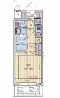 プレサンス四天王寺前夕陽ヶ丘ヴィリード【5階】の間取り