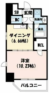 アーデン西天満【9階】の間取り