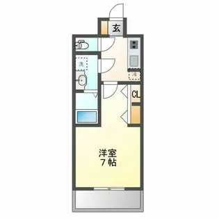 S-RESIDENCE上飯田駅前【7階】の間取り