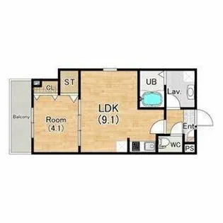 (仮称)ジーメゾン高石リュクス【305号室】の間取り