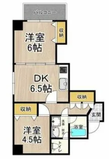 CITY SPIRE難波プレミア【8階】の間取り