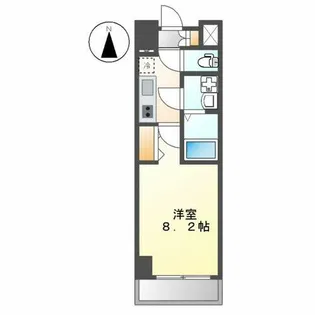 THE RESIDENCE SAKURAYAMA WEST【604号室】の間取り