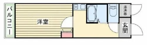 ラポール友愛Ⅱ【2階】の間取り