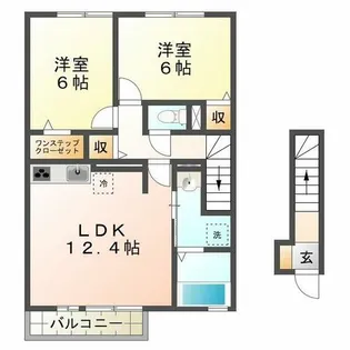 グランヴィラサン【2階】の間取り