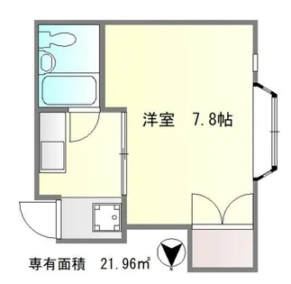 コーポ島祝【2階】の間取り