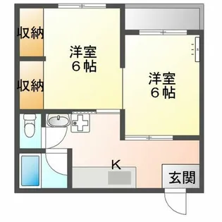D.D.BLD【306号室】の間取り