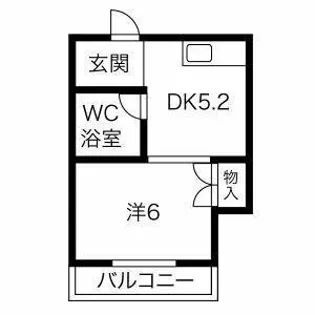 山野マンション【4階】の間取り