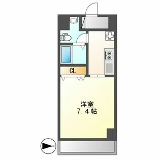 グランデ浅間町【4階】の間取り