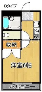 レオパレスKOKADO【1階】の間取り