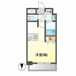 プレサンスNAGOYA桜通ビッグビート【3階】の間取り
