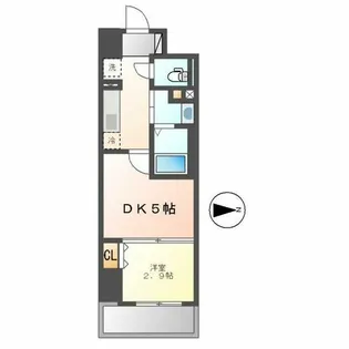パークアクシス新栄【4階】の間取り