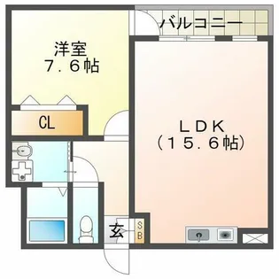 アバントコート明石【5階】の間取り
