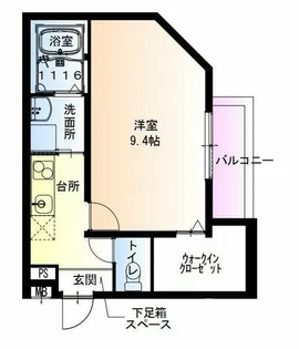 フジパレス花園中央公園南Ⅱ番館【1階】の間取り