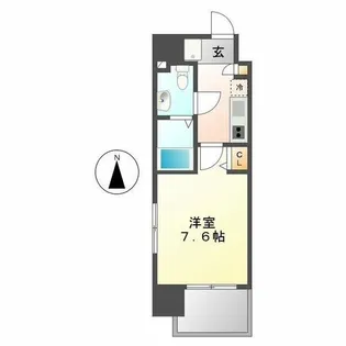 エコロジー鶴舞レジデンス【6階】の間取り