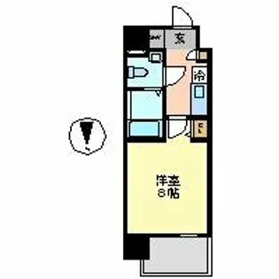 エコロジー鶴舞レジデンス【9階】の間取り