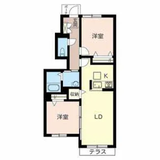 ハートフルハイツⅡ【0105号室】の間取り