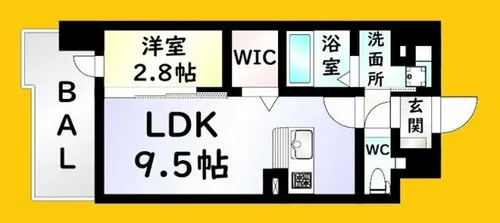 グランヒルズ戸畑【6階】の間取り