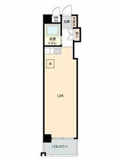東峰マンション博多駅東【414号室】の間取り