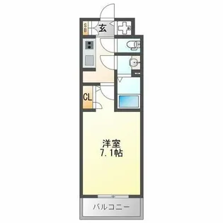 S-RESIDENCE大和田aline【11階】の間取り