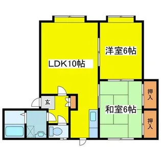 M・S織田【1階】の間取り