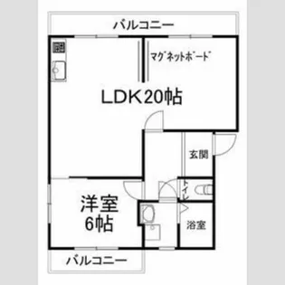 メゾン太秦【4階】の間取り